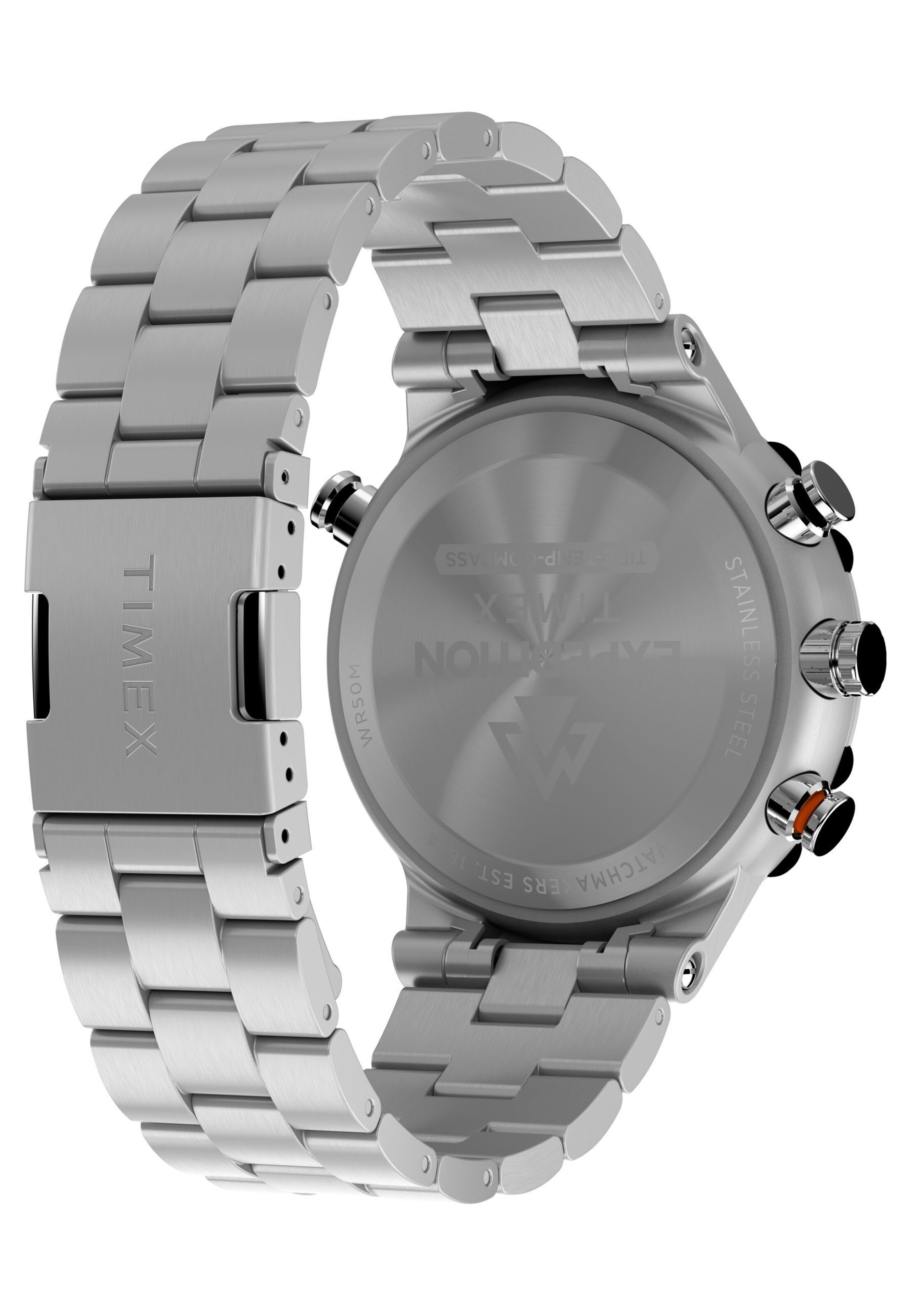 TIMEX Analog watch 'Expedition Tide-Temp-Compass' in Silver