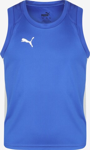 T-Shirt fonctionnel PUMA en bleu : devant