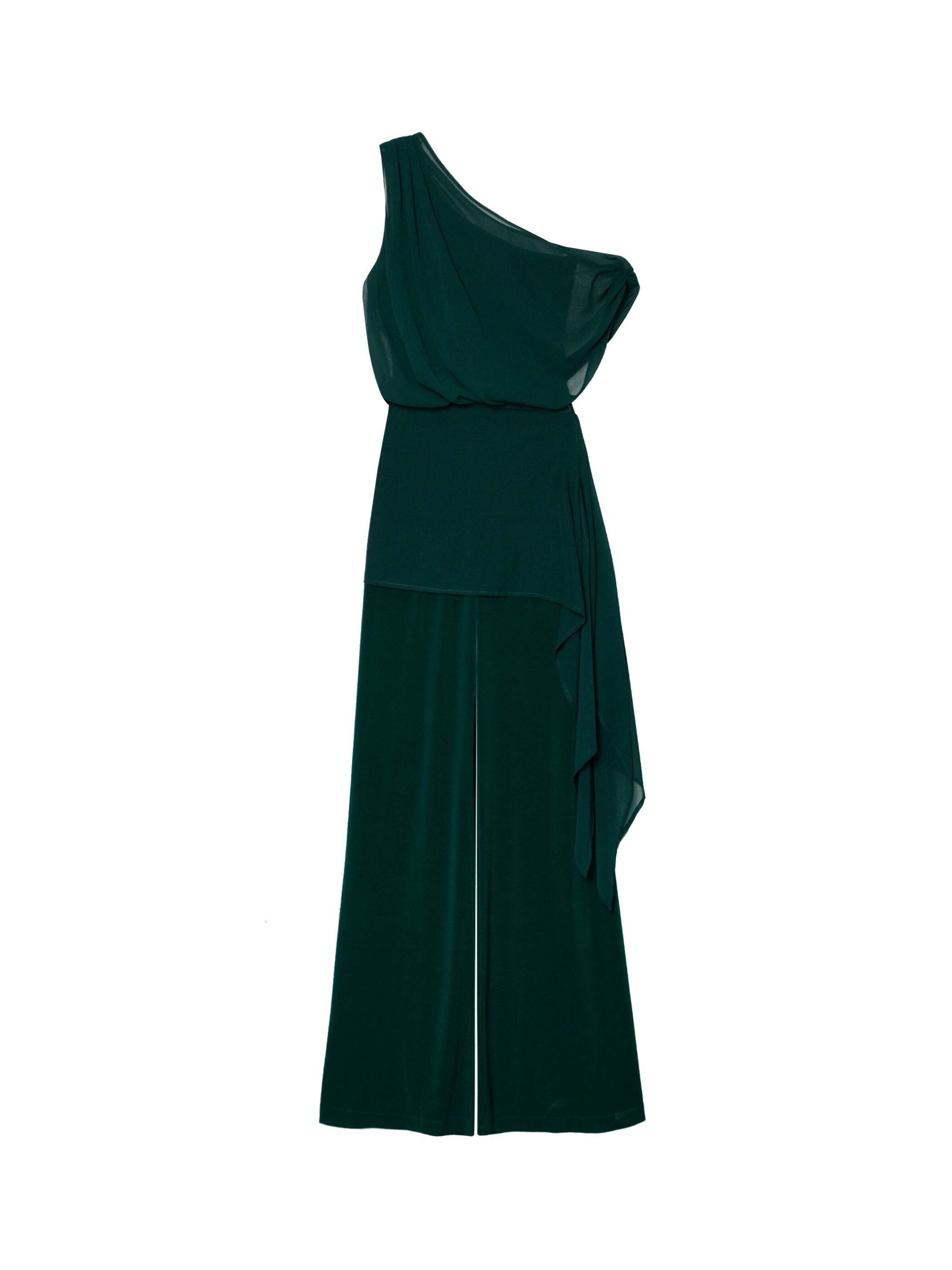 THE-ARE - Jumpsuit en verde: frente