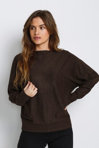 CULTURE Sweater 'Annemarie' in Brown: front