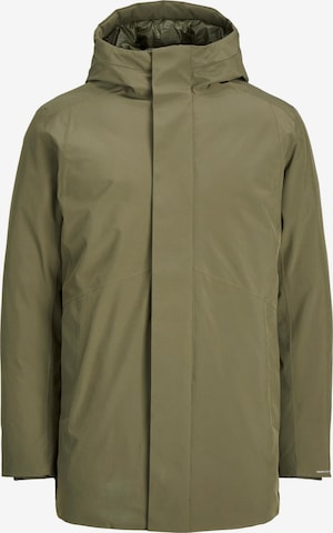 JACK & JONES - Chaqueta de invierno 'Keen' en verde: frente