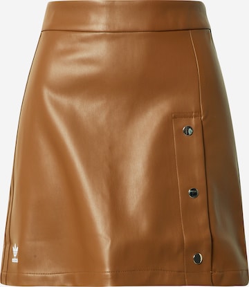 ADIDAS ORIGINALS Skirt 'Centre Stage' in Brown: front
