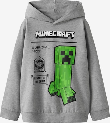 pilka TWO SOON Megztinis be užsegimo 'Minecraft': priekis