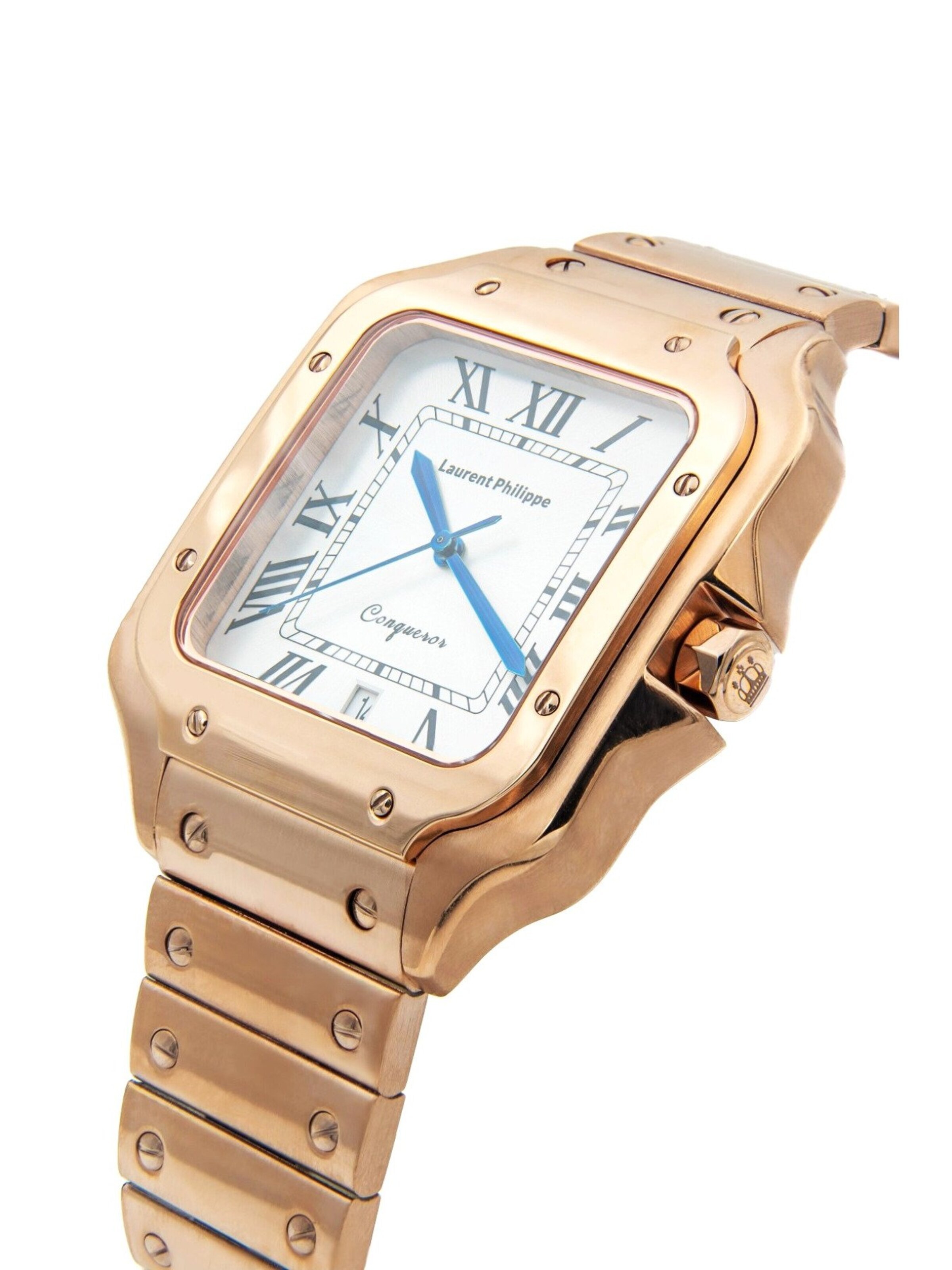 Laurent Philippe - Reloj analógico 'Conqueror Spirit of the Rose – Vanguard' en oro