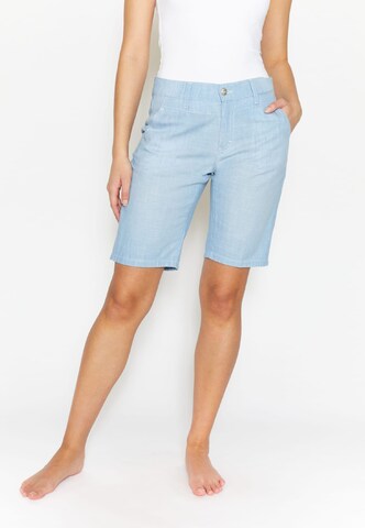 Angels Regular Pants 'Capri' in Blue: front