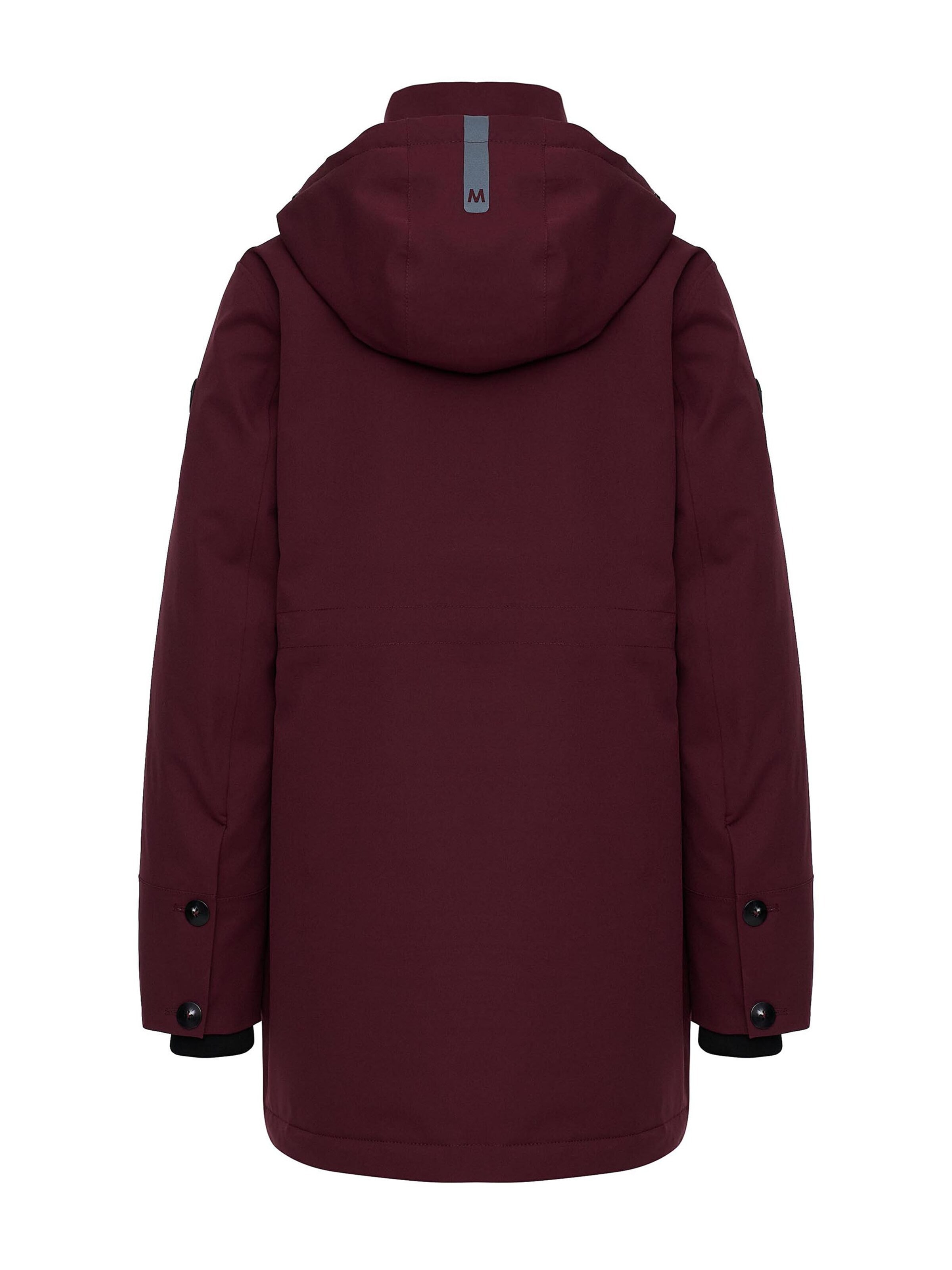 MANISA Winter coat 'Regenjacke' in Purple