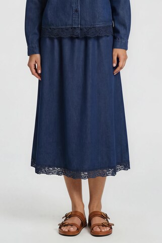 Milano Italy Skirt in Blue: front