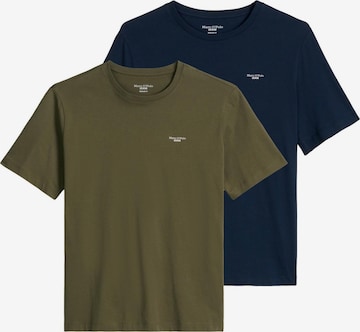 Marc O'Polo DENIM Shirt 'Basic' in Green: front