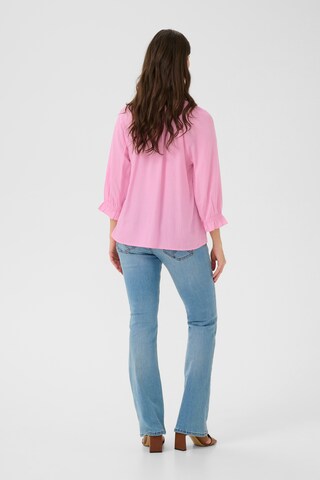 Chemisier 'Venta' Cream en rose