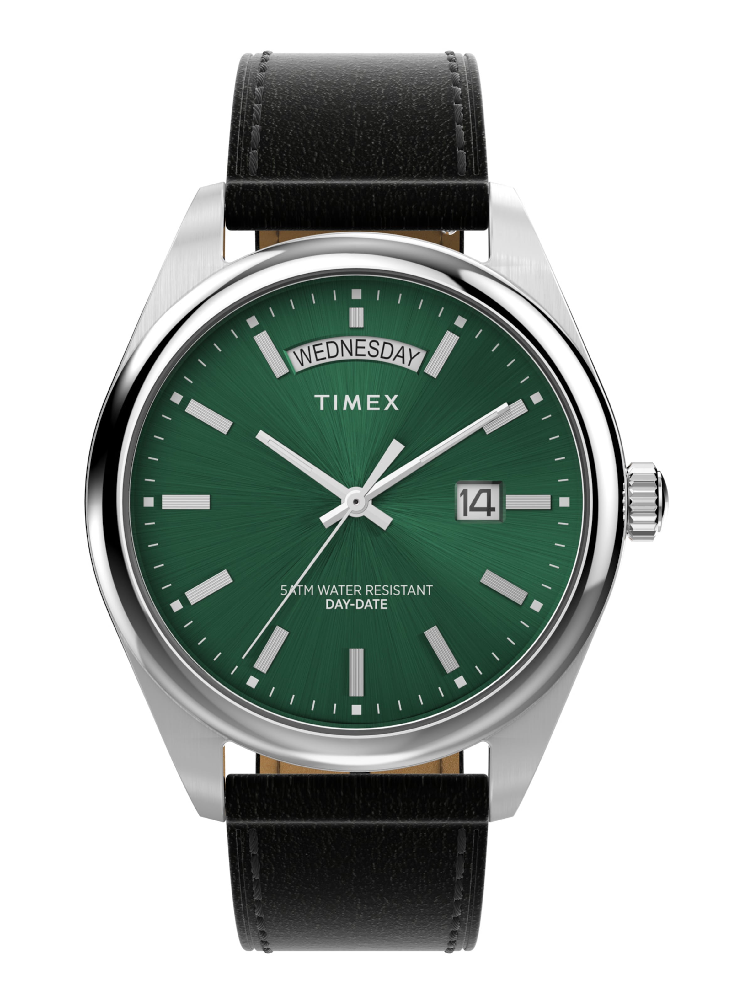 TIMEX Analoguhr 'Legacy' in Schwarz: Vorderseite