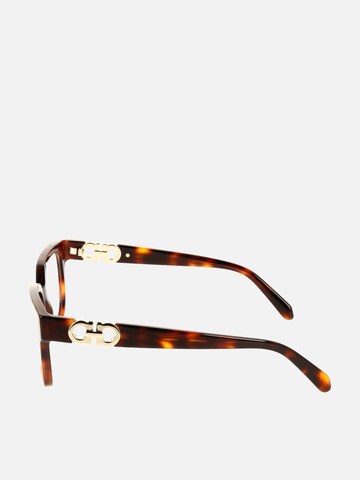 FERRAGAMO Zonnebril in Bruin