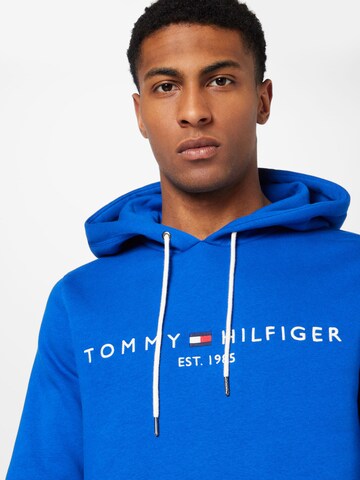 TOMMY HILFIGER Klasický střih Mikina – modrá