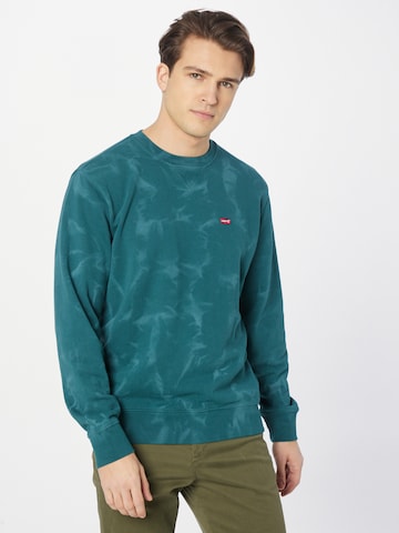 LEVI'S ® Regular fit Sweatshirt 'Original Housemark' in Blue: front