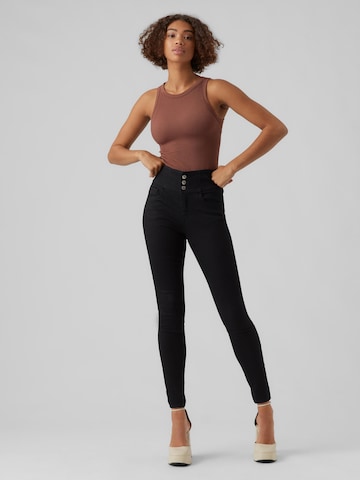 Vero Moda Petite Skinny Τζιν 'DONNA' σε μαύρο