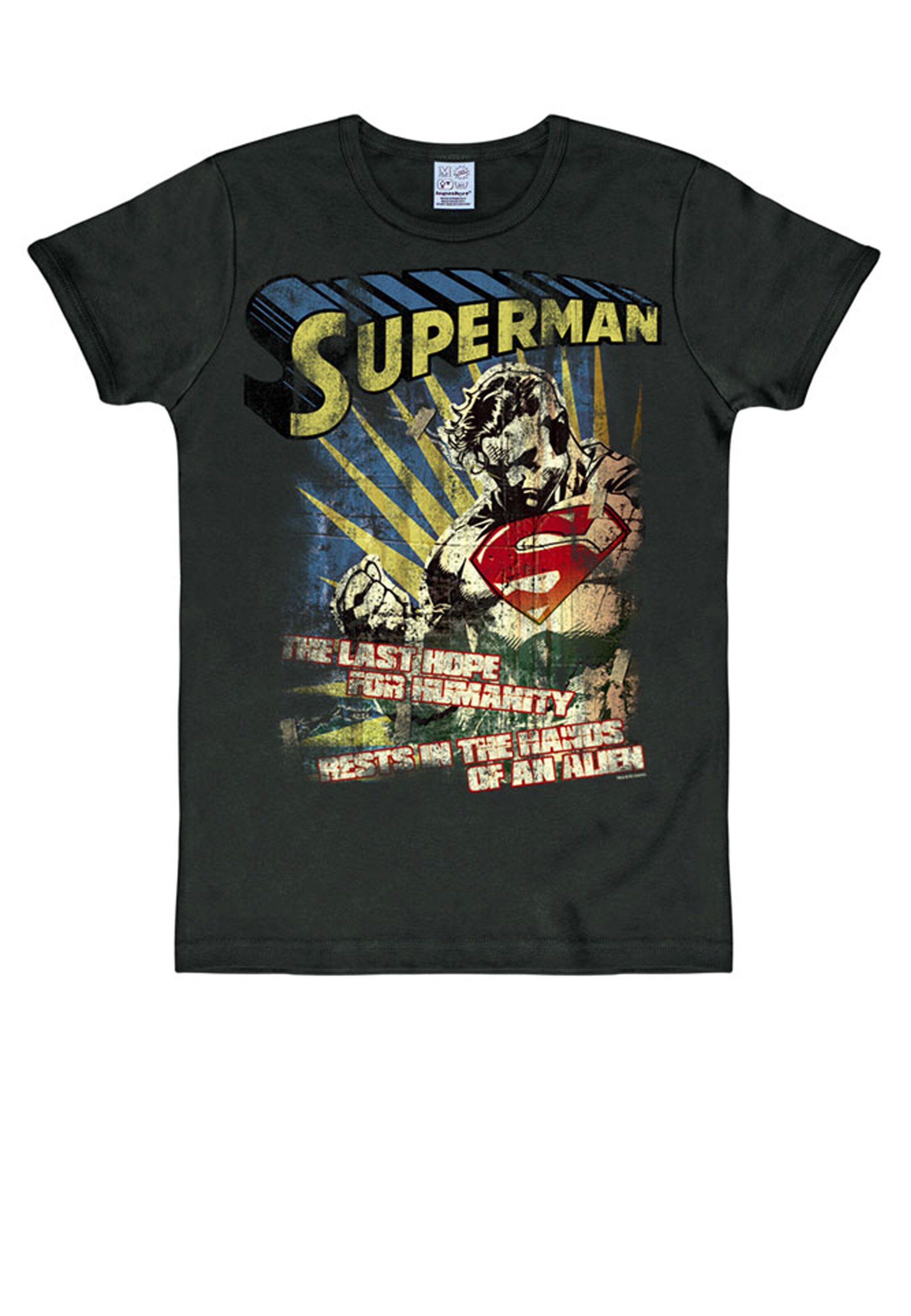 LOGOSHIRT Shirt in Zwart