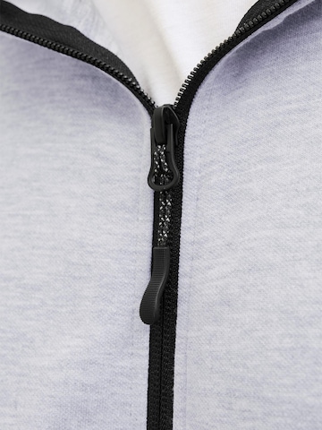 JACK & JONES Sweatjakke 'Fusion' i grå
