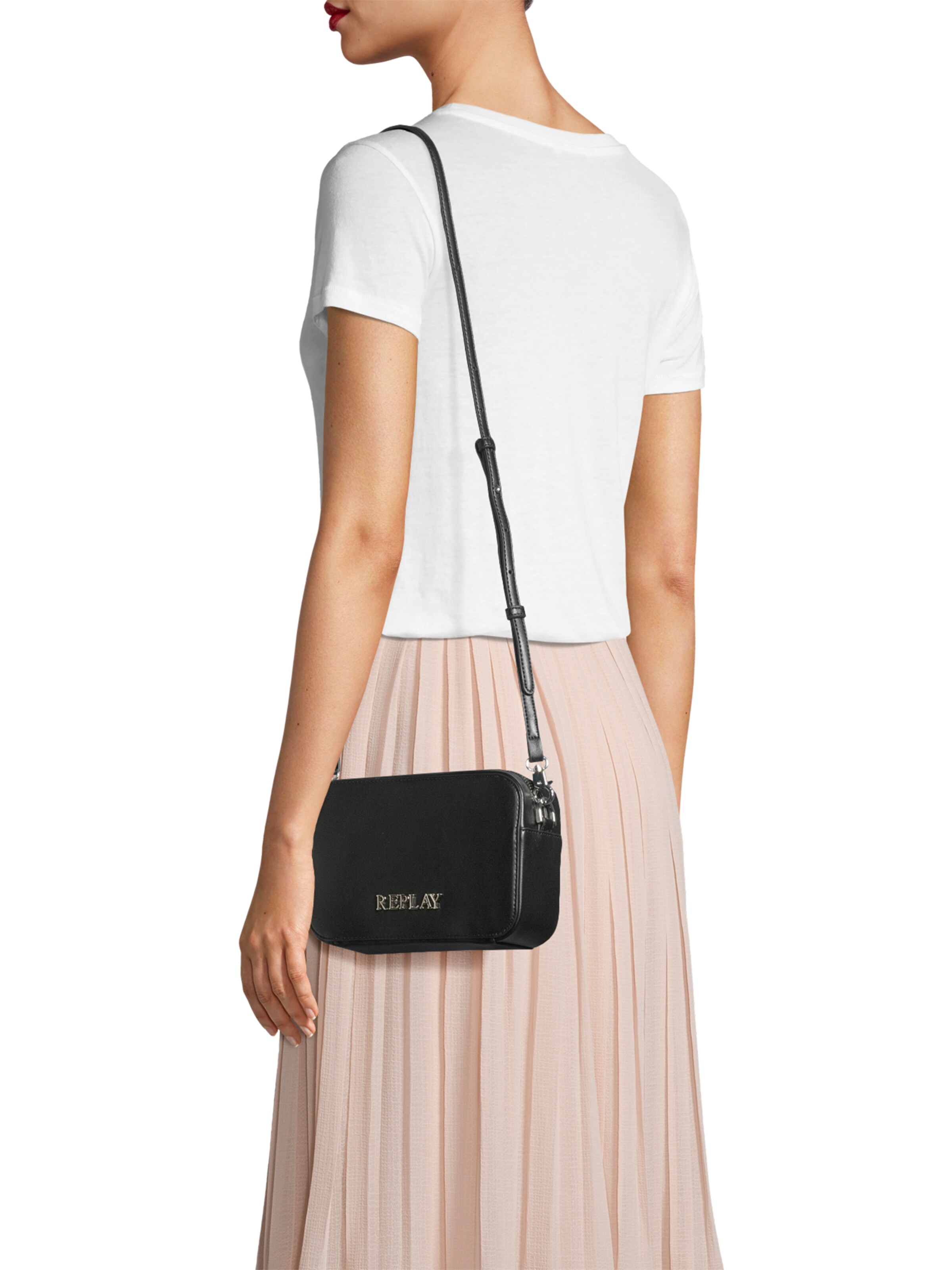 Sac bandoulière REPLAY en noir : devant