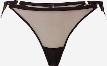 ETAM - Tanga 'NARCISSE' em preto: frente