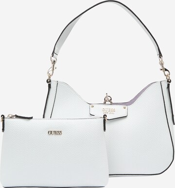 GUESS - Bolso de hombro 'BRENTON' en blanco: frente