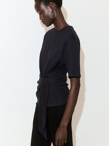 T-shirt 'LAZO' MANGO en bleu