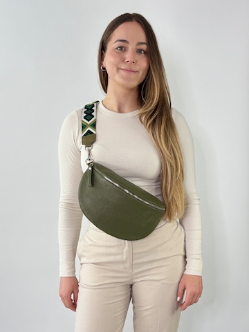 lePelou Fanny Pack 'JUNA large' in Green