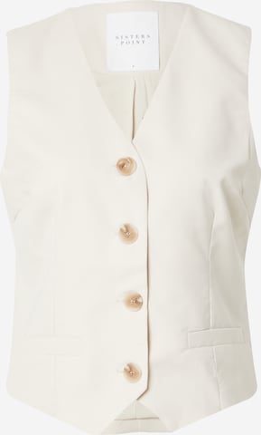 SISTERS POINT Vest 'VILSA' in White: front