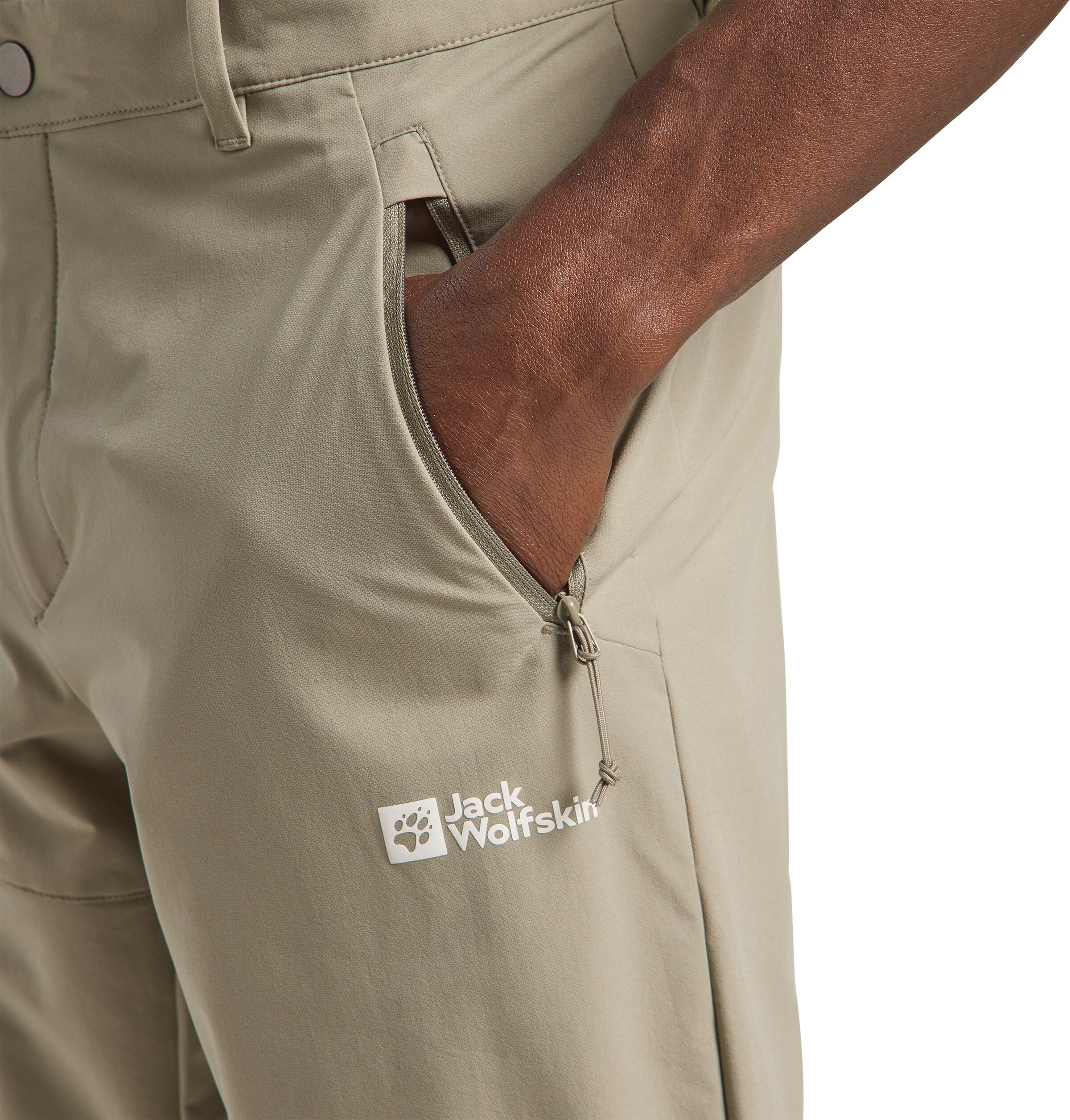JACK WOLFSKIN Regular Outdoor Pants in Grey