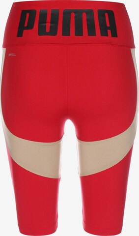 Skinny Pantaloni sportivi di PUMA in rosso