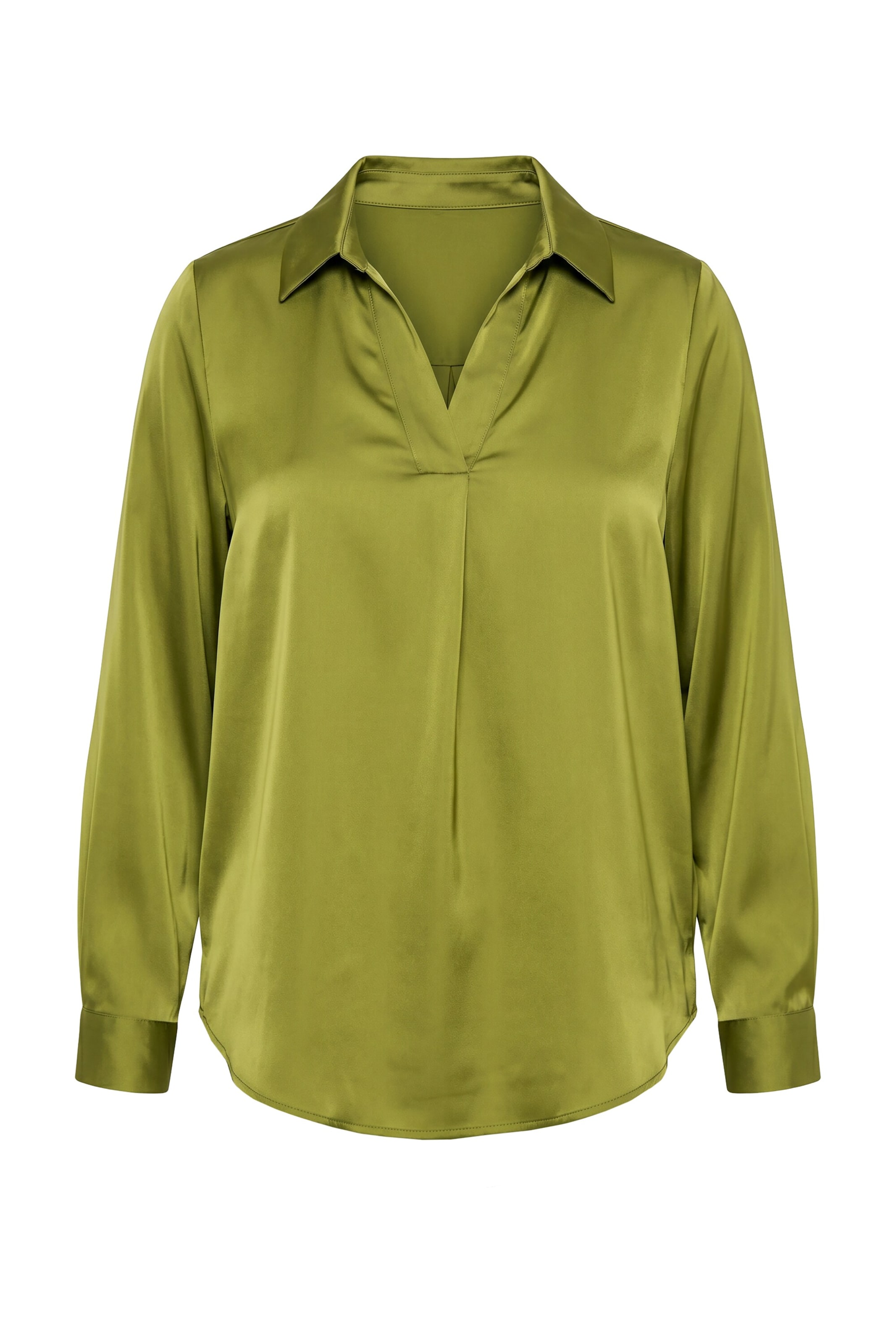 Ulla Popken Blouse in Green: front