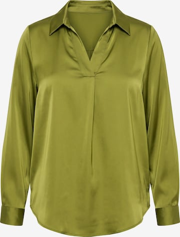 Ulla Popken Blouse in Green: front