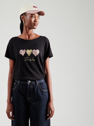 ABOUT YOU T-Shirt 'Isa' in Schwarz: Vorderseite