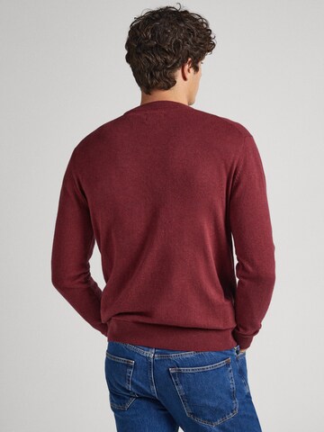 Pepe Jeans Pullover 'ANDRE CREW NECK' i rød