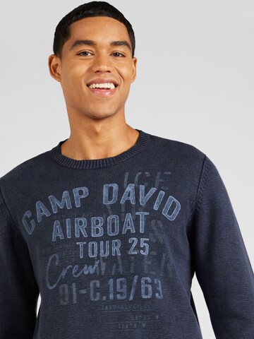 Pull-over CAMP DAVID en bleu