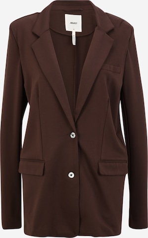 OBJECT Tall Blazer 'MARION' i brun: forside