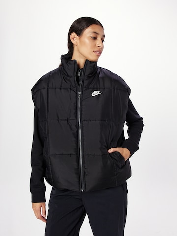 Nike Sportswear Γιλέκο σε μαύρο: μπροστά