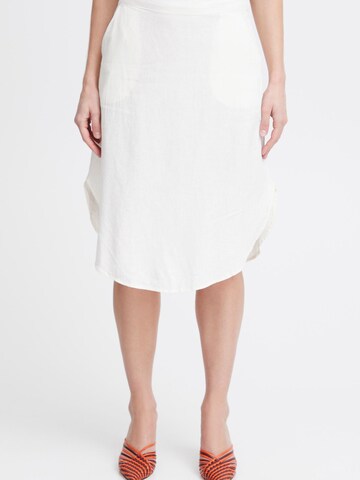 Jupe ' BYFALAKKA ' b.young en blanc