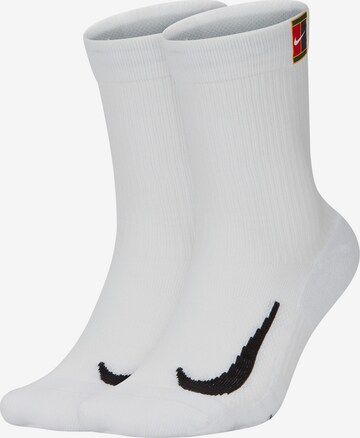 NIKE Спортни чорапи в бяло: отпред