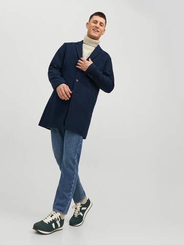 JACK & JONES Between-Seasons Coat 'Morrison' in Blue