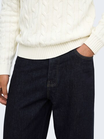 Only & Sons Loosefit Τζιν 'ONSFADE' σε μπλε