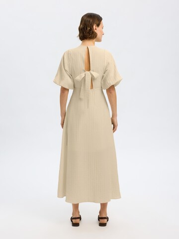 Robe 'SLFMADDIE' SELECTED en beige