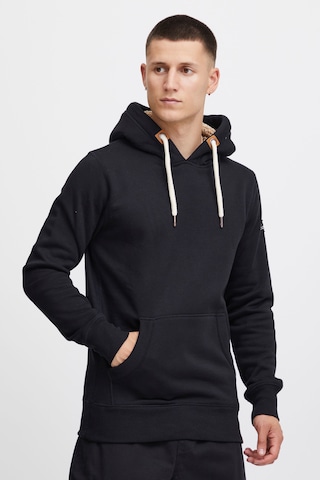 !Solid Sweatshirt 'TripHood Pile' in Black: front