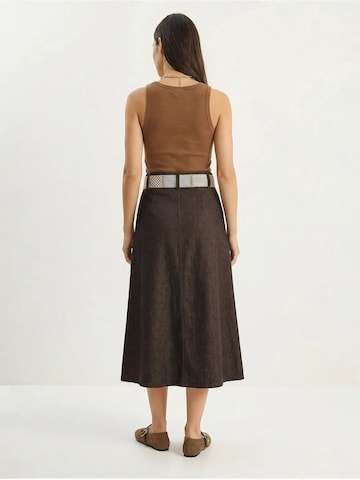 Jupe Bianco Lucci en marron