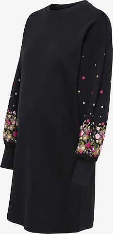 Robe 'OLMKOBINA' Only Maternity en noir : devant