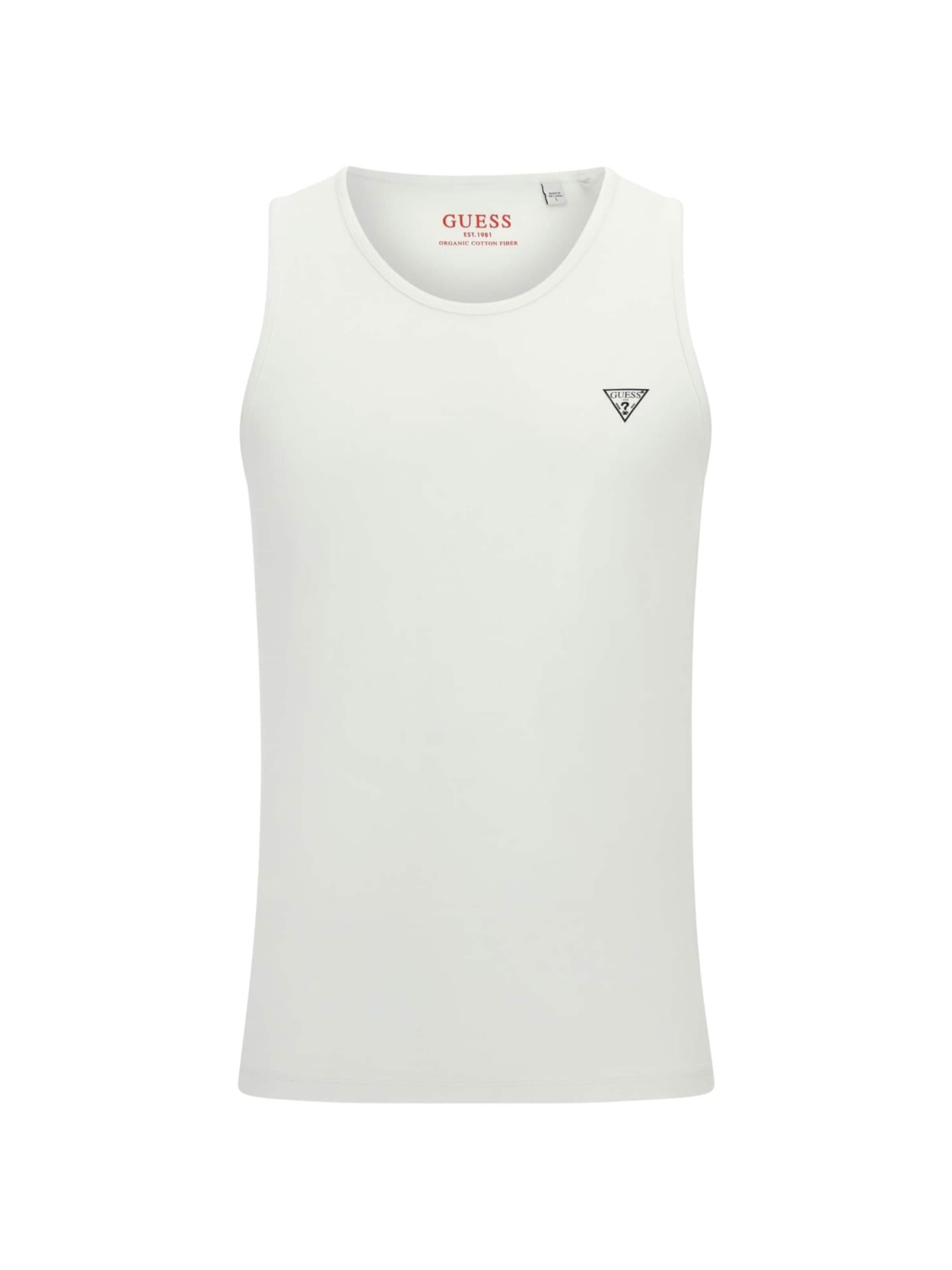 GUESS Undershirt 'CALEB HERO' in White: front