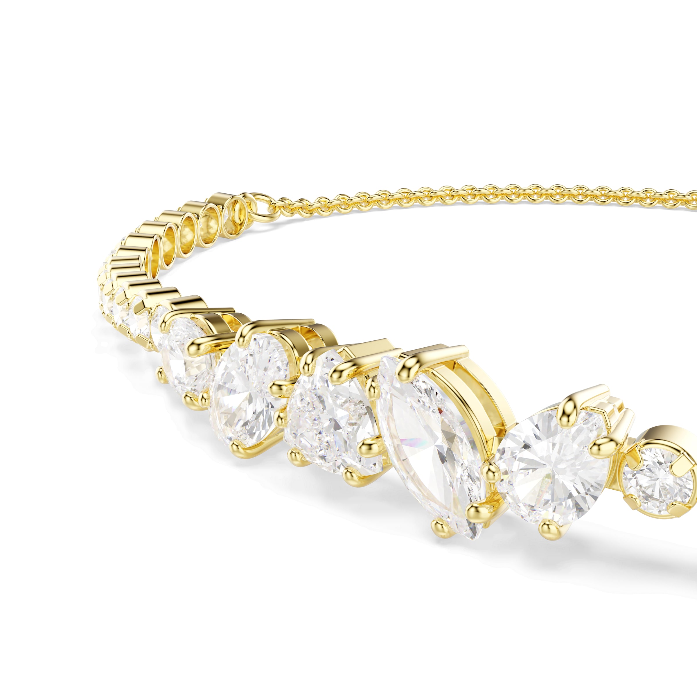 Brățară 'MESMERA' de la Swarovski pe auriu