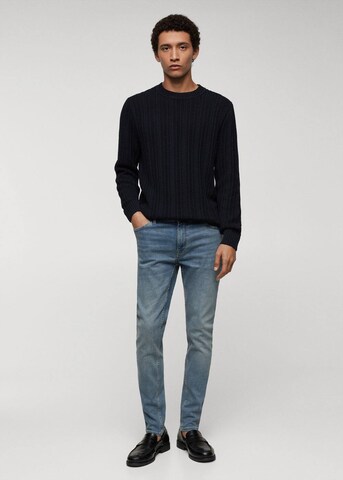 MANGO MAN Slimfit Jeans 'JUDE' in Blau