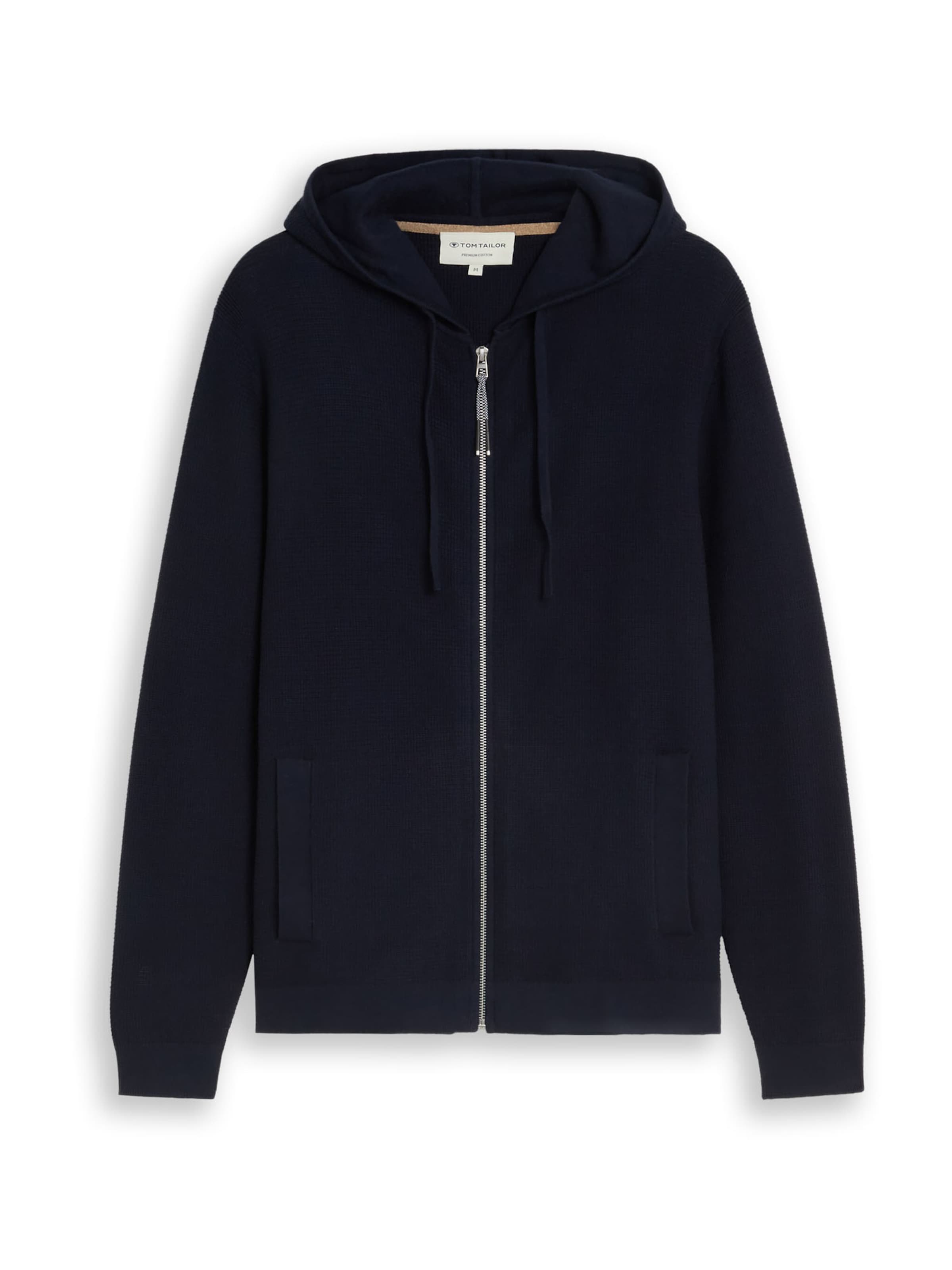 Vestes en maille TOM TAILOR en bleu : devant