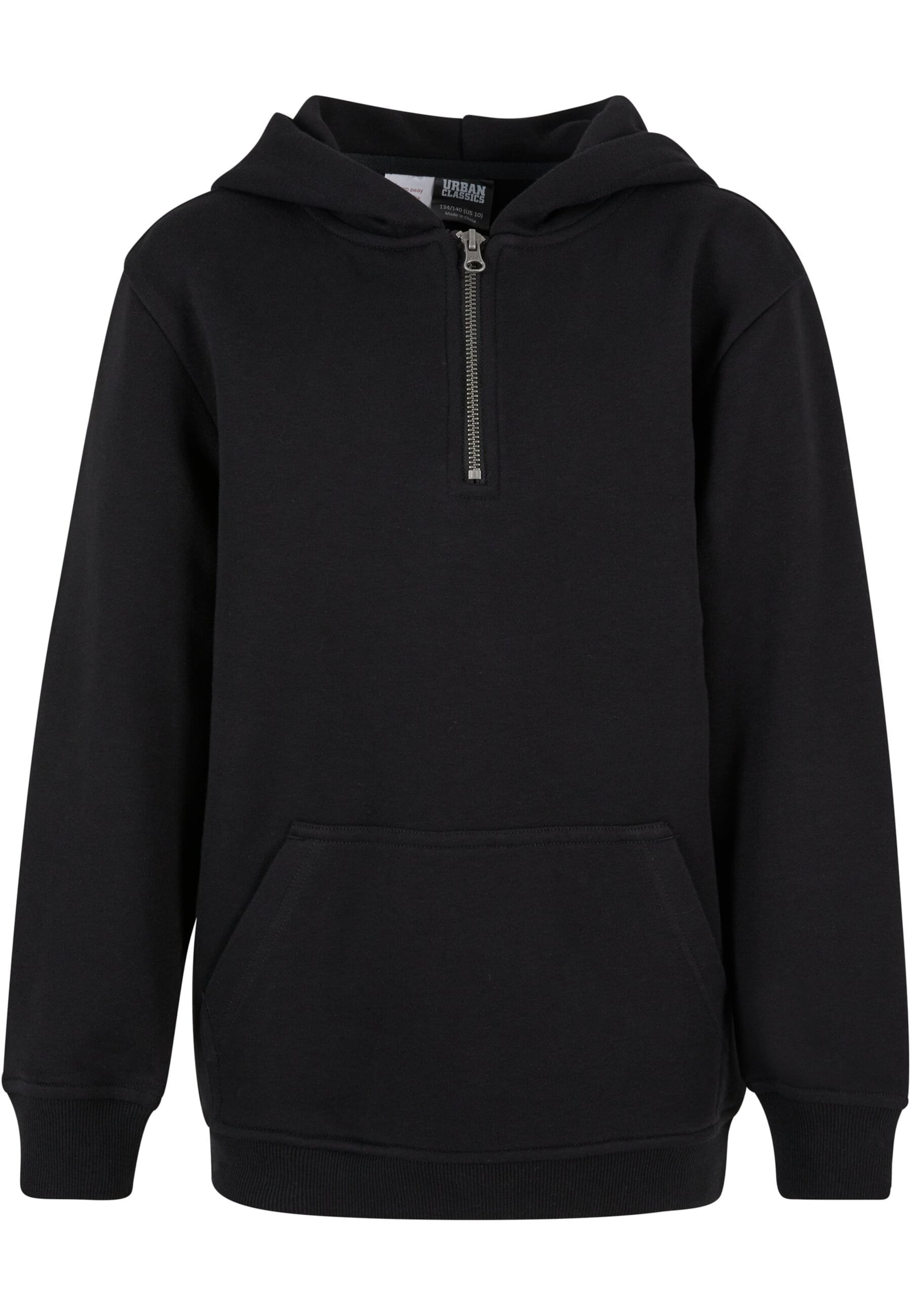 Urban Classics Sweatshirt in Black: front