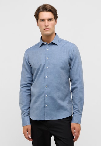 ETERNA Slim fit Zakelijk overhemd in Blauw: voorkant