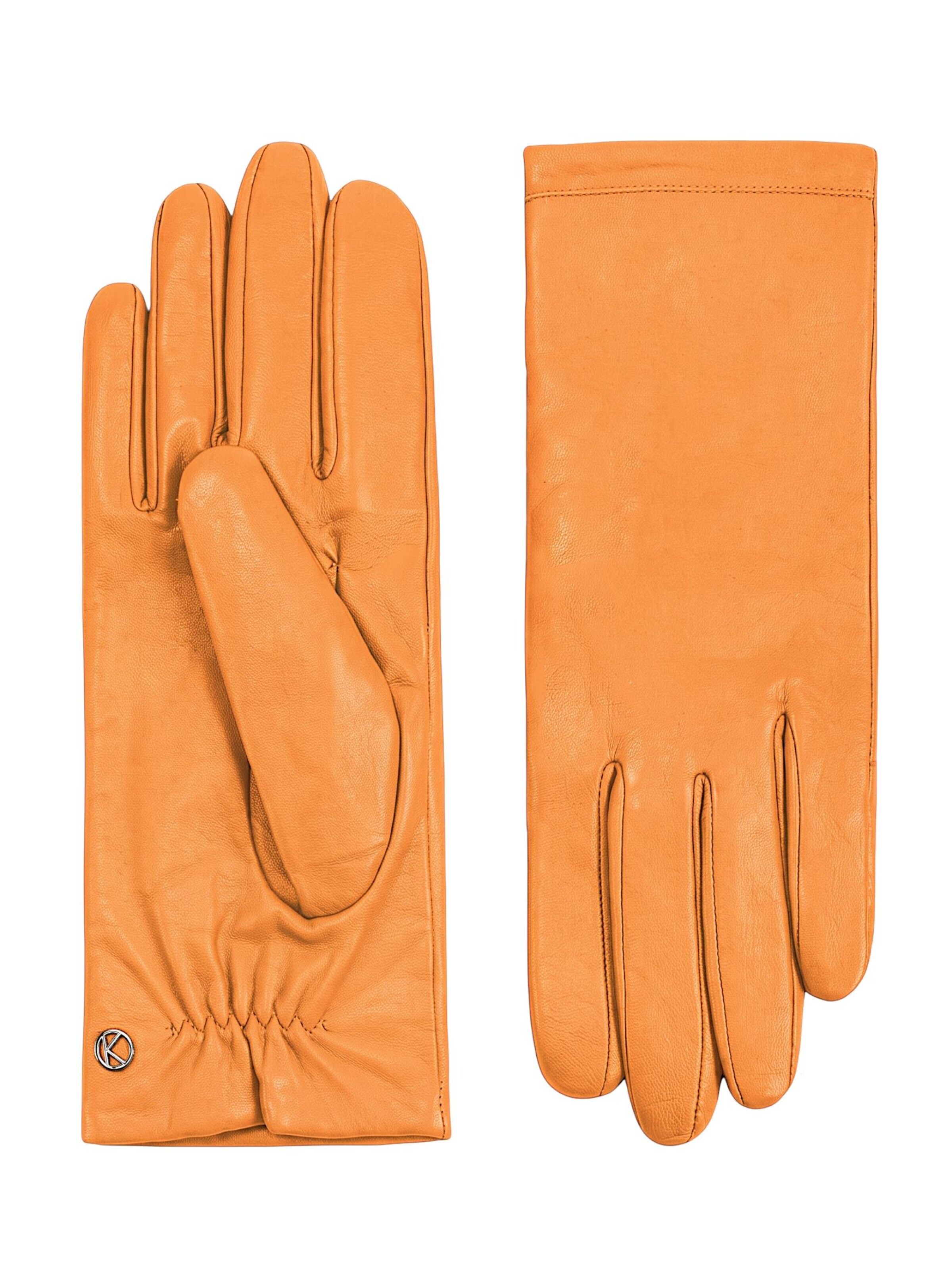 KESSLER Full Finger Gloves in Orange